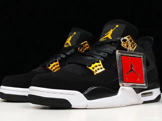 Jordan Royalty 308497-032 Metallic Black Gold-White 4 Air 0703